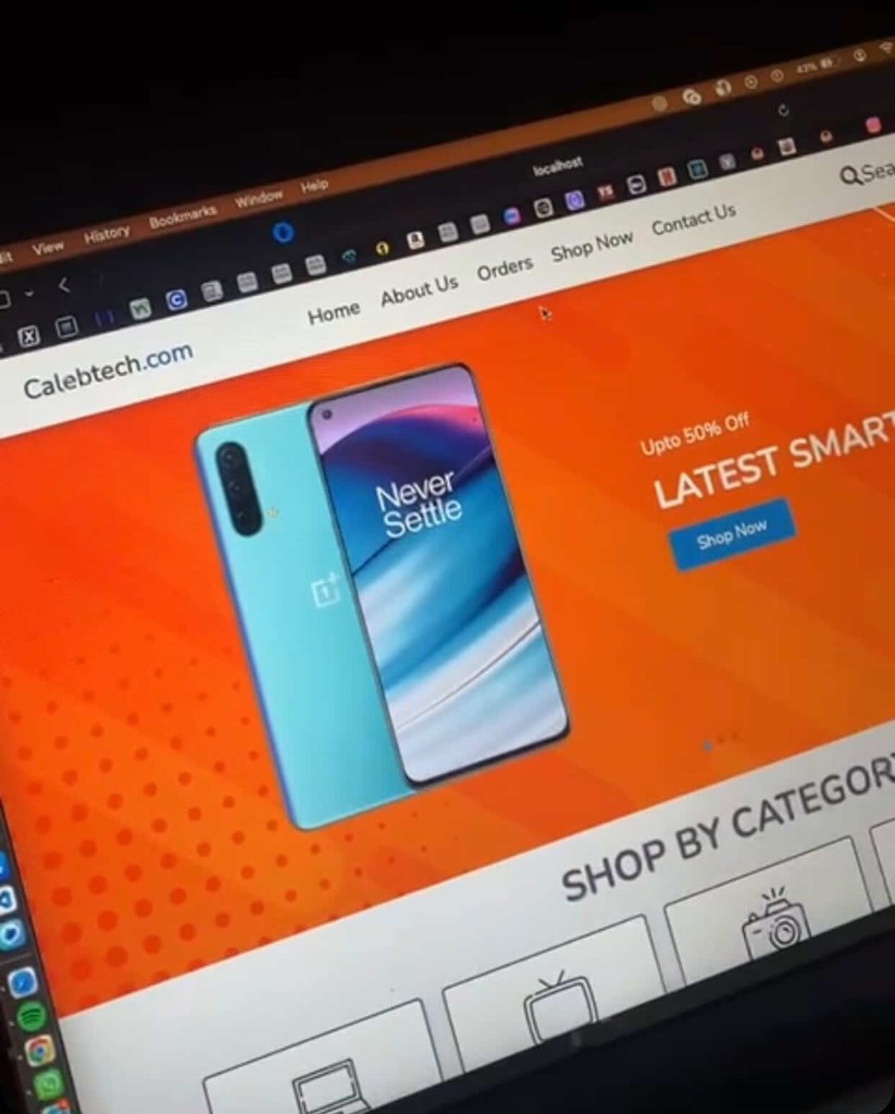 E-commerce Website preview